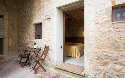 Small Double Bedroom: Property, Room, Building, Wall, House, Architecture, Interior Design, Floor, Stone Wall, Window