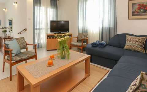 Villa Anita: Living Room, Furniture, Room, Property, Interior Design, Coffee Table, Table, Real Estate, Building, Home