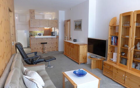 Chesa Cromer: Room, Furniture, Property, Building, Interior Design, House, Living Room, Floor, Shelf, Cabinetry