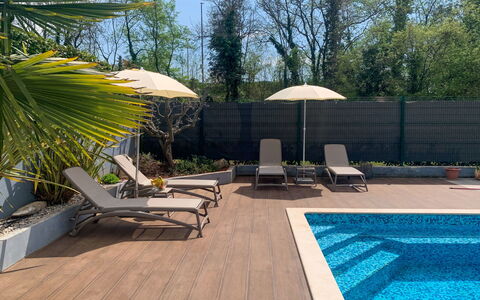 Sunny Adriatic: Swimming Pool, Wood, Outdoor Furniture, Resort, Flooring, Sunlounger, Composite Material, Floor, Eco Hotel, Shade
