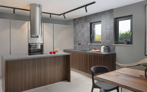 Oliva: Room, Furniture, Interior Design, Property, Building, Countertop, Kitchen, House, Cabinetry, Ceiling