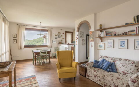 Villa la Vena: Property, Room, Furniture, Interior Design, Building, Floor, Living Room, Yellow, House, Real Estate