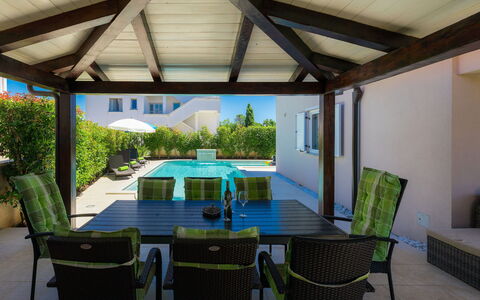 Villa Valentina: Property, Building, House, Room, Patio, Real Estate, Interior Design, Resort, Ceiling, Shade