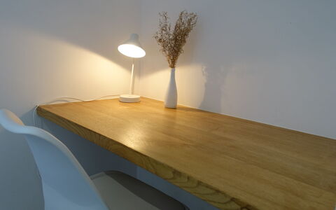 St Cyprien Plage: Table, Wood, Rectangle, Interior Design, Art, Tree, Tints And Shades, Twig, House, Natural Material