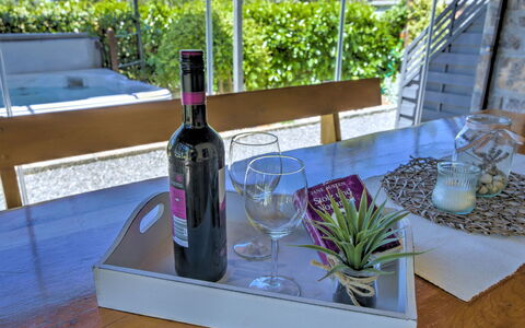 Rukavina: Table, Plant, Bottle, Furniture, Tableware, Drinkware, Wine, Barware, Wood