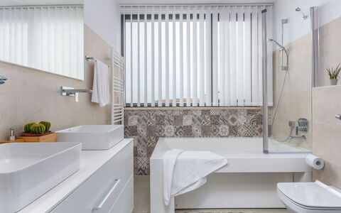 Paolo: Interior Design, Plumbing Fixture, Bathroom, Sink, Flooring, Wall, Bathroom Sink, Floor, Countertop, Tap