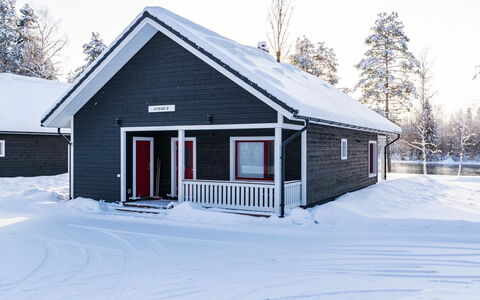 Äyskäri B: Waterway, Bank, Watercourse, Lake, Cottage, Forest, Channel, Reservoir, Log Cabin