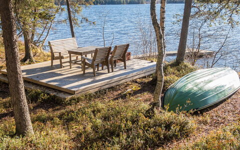 Putilanranta: Water, Wood, Natural Landscape, Furniture, Bank, Outdoor Furniture, Lake, Outdoor Table, Shore