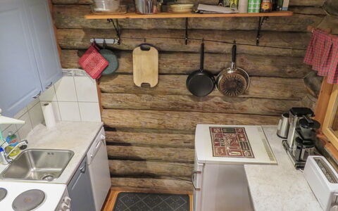 Putilanranta: Wood, Kitchen, Kitchen Appliance, Flooring, Major Appliance, Countertop, Wood Stain, Small Appliance, Room, Hardwood