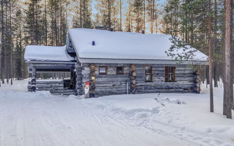 Rukanlumous 1: Snow, Winter, Wood, Branch, Cottage, House, Roof, Home, Freezing, Log Cabin