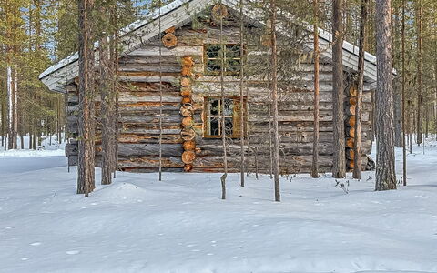 Rukanlumous 1: Wood, Winter, Snow, Freezing, Log Cabin, Cottage, Hut, Shed