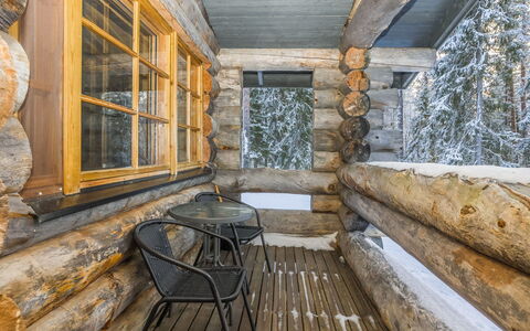 Kuontijärvi B: Wood, Siding, Cottage, House, Home, Plank, Garden Buildings, Log Cabin, Hardwood, Porch