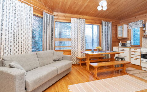 Pohjaskoti B: Wood, Siding, Cottage, House, Home, Plank, Garden Buildings, Log Cabin, Hardwood, Porch