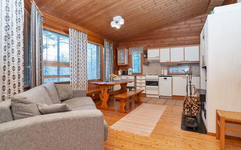 Pohjaskoti B: Wood, Siding, Cottage, House, Home, Plank, Garden Buildings, Log Cabin, Hardwood, Porch
