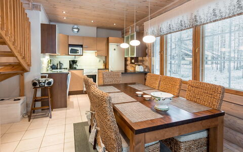 Aspilevi: Furniture, Interior Design, Flooring, Wood, Ceiling, Floor, Light Fixture, Countertop, Kitchen, Room