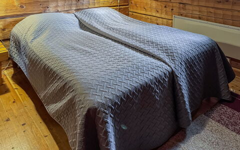 Sompsanniemi: Wood, Flooring, Floor, Bedroom, Linens, Wood Flooring, Bed Frame, Bed, Hardwood, Bedding