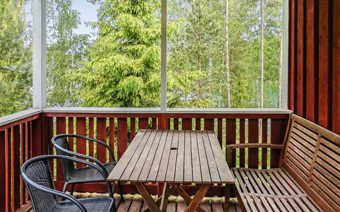 Naurulokki 4: Waterway, Bank, Watercourse, Lake, Cottage, Forest, Channel, Reservoir, Log Cabin