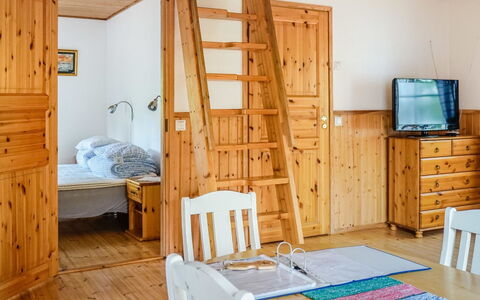Naurulokki 4: Waterway, Bank, Watercourse, Lake, Cottage, Forest, Channel, Reservoir, Log Cabin