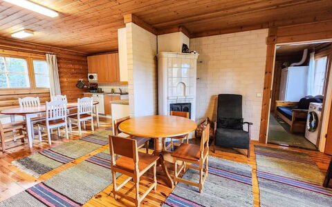 Korvenniemi: Waterway, Bank, Watercourse, Lake, Cottage, Forest, Channel, Reservoir, Log Cabin