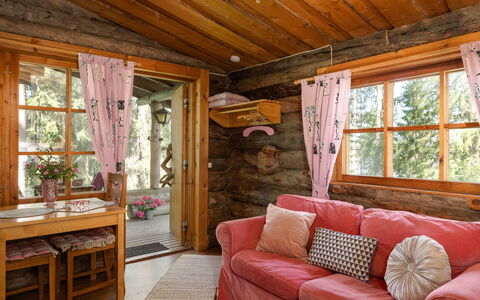 Rinnekämppä: Furniture, Flooring, Interior Design, Wall, Floor, Couch, Wood, Living Room, Wood Flooring, Room