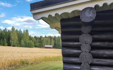 Hilupilttuu: Waterway, Bank, Watercourse, Lake, Cottage, Forest, Channel, Reservoir, Log Cabin