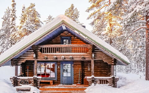 Tikkatupa: Snow, Winter, Wood, Cottage, House, Roof, Home, Hut, Log Cabin, Freezing