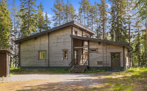 Pursiranta: Waterway, Bank, Watercourse, Lake, Cottage, Forest, Channel, Reservoir, Log Cabin