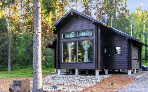 Villa Savonia: Tree, Bank, House, Cottage, Lake, Pond, Forest, Log Cabin
