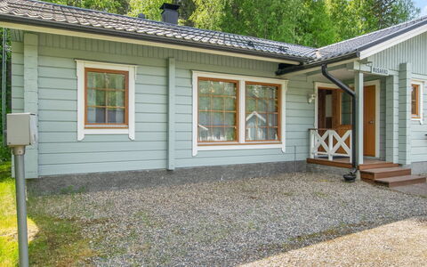 Rusakko: Waterway, Bank, Watercourse, Lake, Cottage, Forest, Channel, Reservoir, Log Cabin