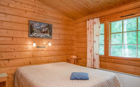 Rusakko: Waterway, Bank, Watercourse, Lake, Cottage, Forest, Channel, Reservoir, Log Cabin
