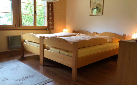 Träumli: Bed, Bedroom, Bedding, Bed Sheet, Wood, Furniture, Interior Design, Bed Frame, Flooring, Floor