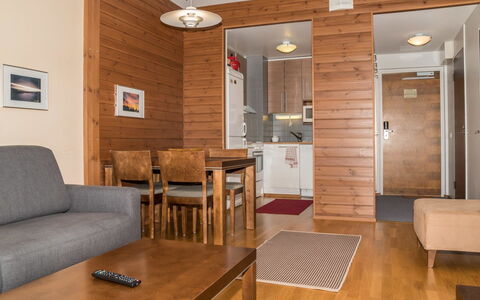 Ylläs Chalets A402: Waterway, Bank, Watercourse, Lake, Cottage, Forest, Channel, Reservoir, Log Cabin