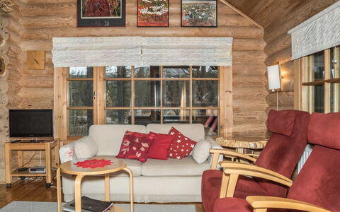 Tievankivi: Waterway, Bank, Watercourse, Lake, Cottage, Forest, Channel, Reservoir, Log Cabin