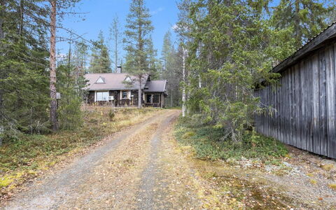 Tunturitähti, Lainio: Waterway, Bank, Watercourse, Lake, Cottage, Forest, Channel, Reservoir, Log Cabin