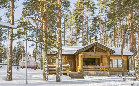 Villa Kukkapää: Wood, Cottage, Log Cabin, Forest, Shed, Garden Buildings, Larch, Woodland, Wood Stain