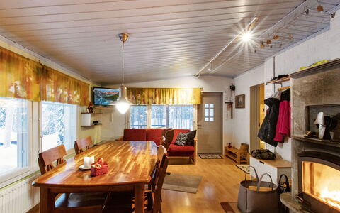 Jousimaja: Bed, Furniture, Bedroom, Interior Design, Bedding, Bed Sheet, Flooring, Wood, Floor, Room