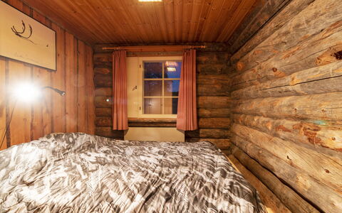 Lomaylläs D59 Palovaarankaarre 13 a: Wood, Cottage, Log Cabin, Forest, Shed, Garden Buildings, Larch, Woodland, Wood Stain