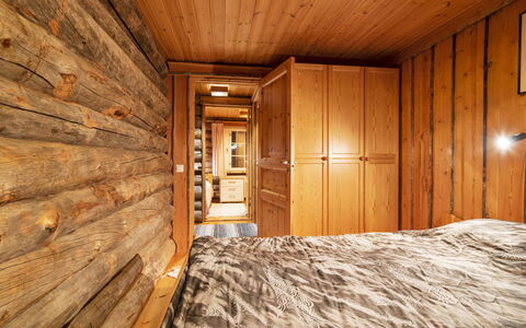 Lomaylläs D59 Palovaarankaarre 13 a: Wood, Cottage, Log Cabin, Forest, Shed, Garden Buildings, Larch, Woodland, Wood Stain