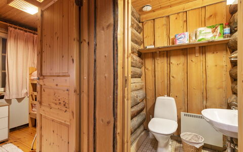 Lomaylläs D59 Palovaarankaarre 13 a: Wood, Cottage, Log Cabin, Forest, Shed, Garden Buildings, Larch, Woodland, Wood Stain