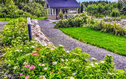 Villa Paasirinne a: Cottage, House, Home, Garden Buildings, Siding, Log Cabin, Farmhouse, Estate, Shed, Yard