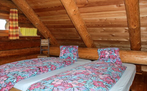 Rustico Cà Dru Lurenz: Bed, Bedroom, Room, Furniture, Property, Log Cabin, Wood, Bed Sheet, Bed Frame, Interior Design