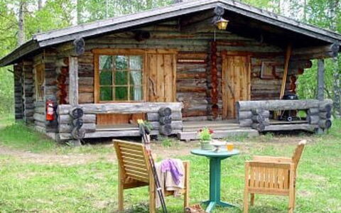 Kopinkallio 1: Tree, Bank, House, Cottage, Lake, Pond, Forest, Log Cabin