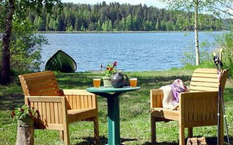 Kopinkallio 1: Tree, Bank, House, Cottage, Lake, Pond, Forest, Log Cabin