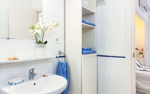 Neptune: Flooring, Interior Design, Plumbing Fixture, Bathroom, Floor, Bathroom Sink, Room, Sink, Plumbing, Tap