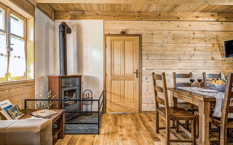Plitvice i: Room, Property, Building, Furniture, Interior Design, Floor, House, Wood, Wood Flooring, Ceiling