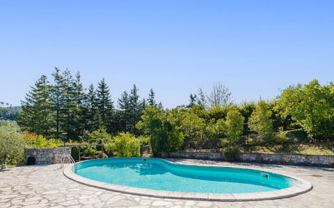 Pignone 150: Blue, Swimming Pool, Outdoor Furniture, Flagstone, Resort, Shade, Eco Hotel, Garden, Landscaping, Backyard