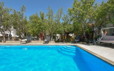 Karlobag 203: Water, Plant, Swimming Pool, Tree, Shade, Outdoor Furniture, Leisure, Rectangle, Composite Material, Landscape
