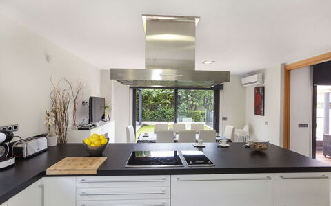 Volca: Cabinetry, Property, Furniture, Countertop, Sink, Kitchen Sink, Tap, Kitchen, Interior Design, Lighting
