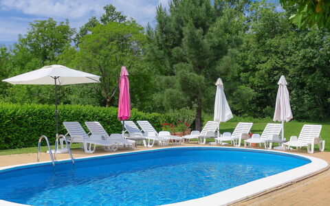 Lucija: Water, Cloud, Sky, Plant, Swimming Pool, Nature, Azure, Blue, Tree, Outdoor Furniture