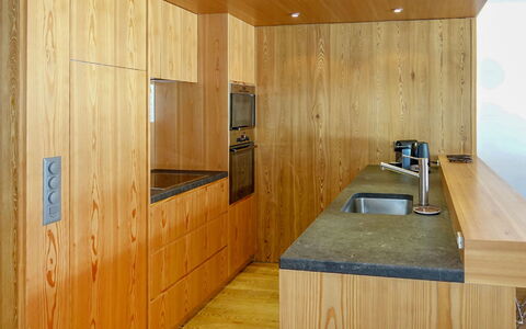 Zermatt 56: Room, Countertop, Property, Wood Stain, Hardwood, Plywood, Cabinetry, Building, Wood, Floor